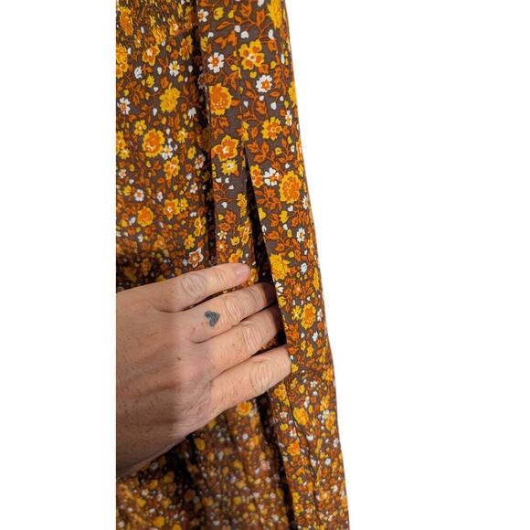 Faithful The Brand Della Jumspuit in Chocolate Nicasia Floral Size 4 G - Picture 8 of 12